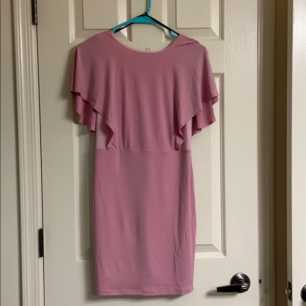 Pink going out dress